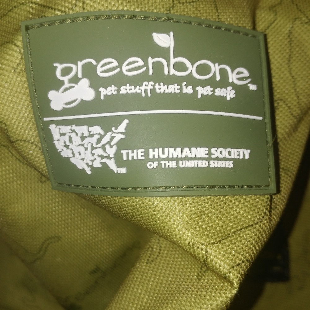 Greenbone • Canvas Car Seat Cover Olive Green Dog Print Printed